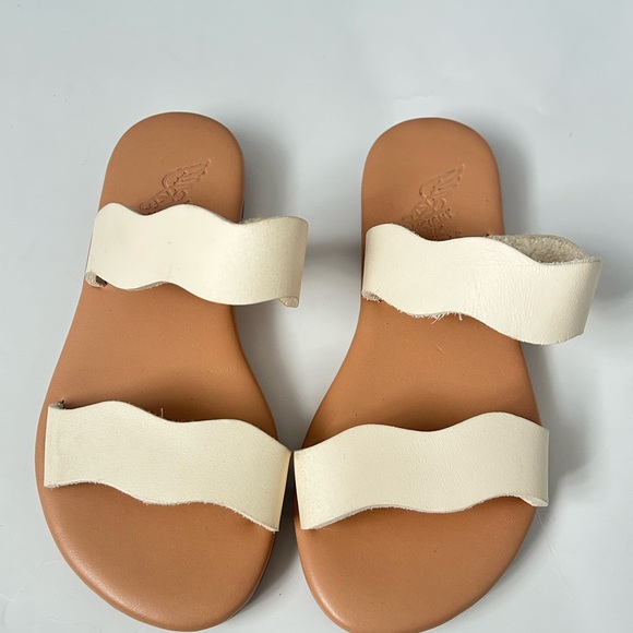 Ancient greek sandals Little kastos soft sz 27 off white - Picture 2 of 7